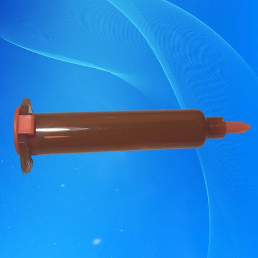Free Shipping Amber Pneumatic Syringe 5cc/ml With Tip Cap, End Cover, Piston 50 Sets