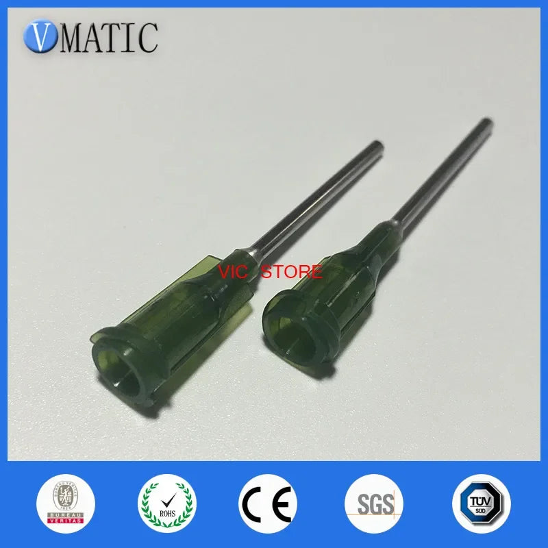 Free Shipping Non Sterilized 100 Pcs 14G 2'' Glue Dispensing Needle Tips 2 Inch
